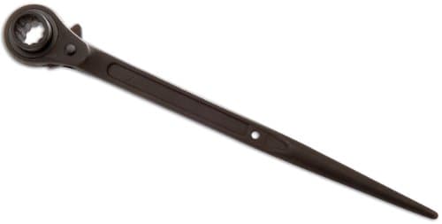 Image of Laser 0183 Ratchet Podger Spanner 19 mm X 22 mm, Black,chrome