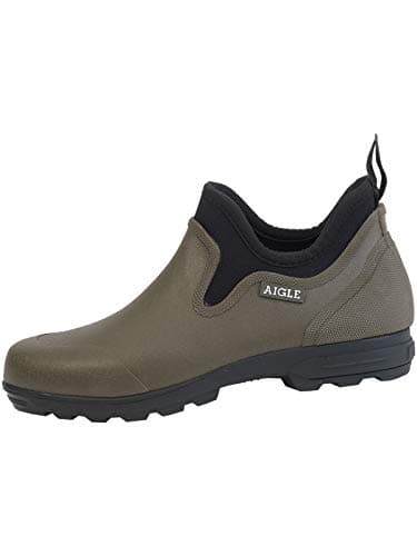 Image of Aigle Lessfor Plus M Unisex Clog, Khaki Green, 10.5 UK