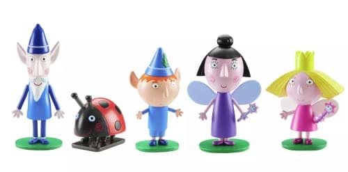 Image of Ben & Holly Collectable 5 Figure Pack, Ben and Holly's little kingdom, wise old elf, nanny plum, imaginative play