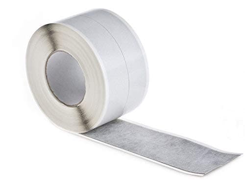 Image of Nassboards Waterproof Tanking Tape - Aqua Elastic Self Adhesive Butyl Joining Permanent Strong Sealing Tape for Waterproofing Bathrooms, Shower Wet Rooms, for Use Outdoors Indoors Preventing Leaks 5m