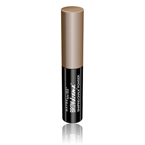 Image of Maybelline Newyork Brow Drama Shaping Chalk Eyebrow Powder For Women - 100 Brown