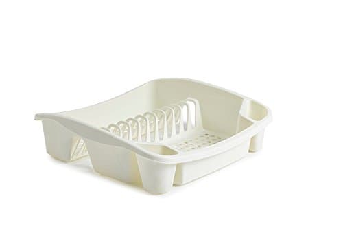 Image of Whitefurze Dish Drainer, Plastic, Cream, Small