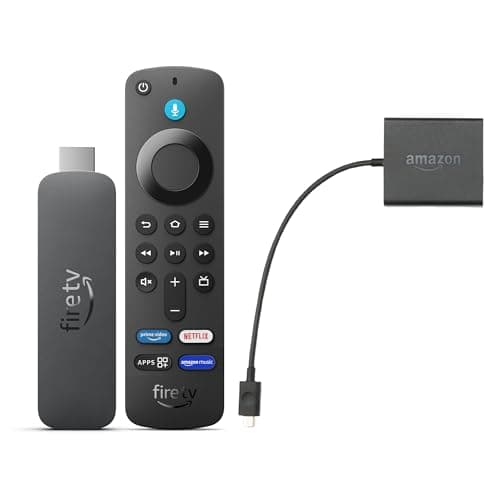 Image of Amazon Fire TV Stick 4K Select + Amazon Ethernet Adapter