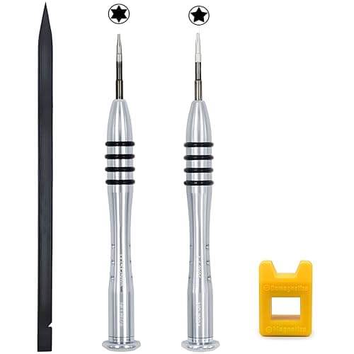 Image of 4Piece MacBook Repair Tool Kit,5 Point Star 1.2mm Pentalobe P5 + Torx T5 Screwdriver for MacBook Air 11" 13" and Pro with Retina Display