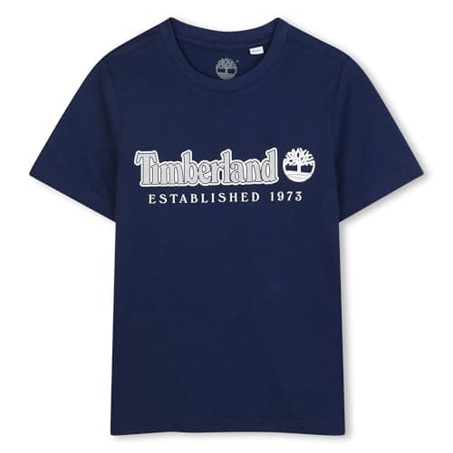 Image of Timberland Boy's T60212 T-Shirt, China Blue, 12 Years