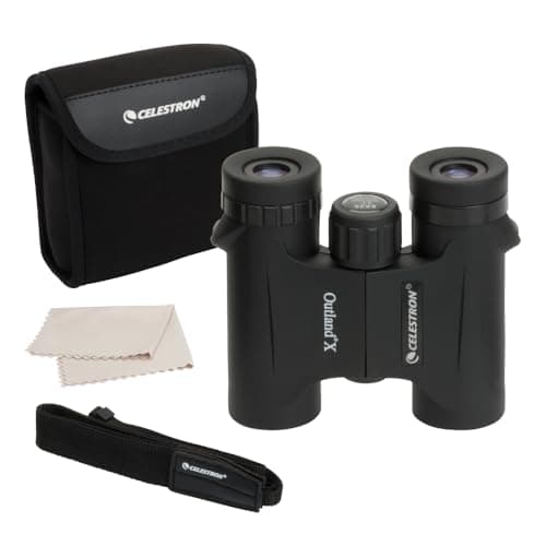 Image of Celestron 71340 Outland X 8x25 Compact Roof Prism Binoculars, Black
