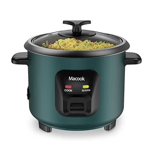 Image of Macook Mini Rice Cooker | 0.6 Liter Multi-functional Rice Cooker Small | Non-Stick Rice Pot | One-button Operation | Automatic Keep Warm | Overheat-proof Design | Suitable for Families of 1-6 People.