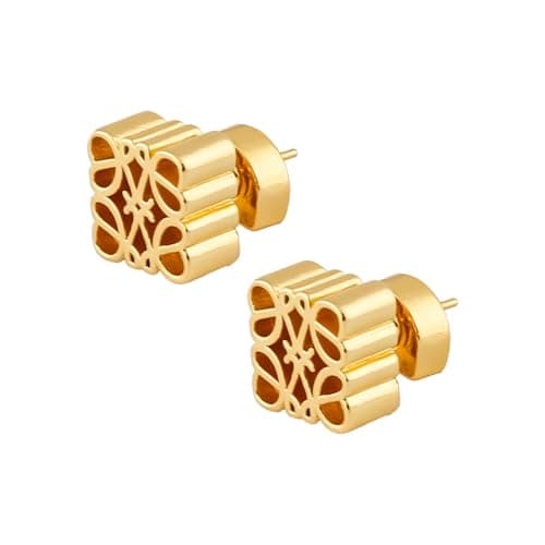 Image of Bojueshaw Elegant Hollow Square Geometric Earrings,3D Gold Mooncake Pattern Earrings,Vintage Jewelry for Women,Girl,Parties,Birthdays,Dates