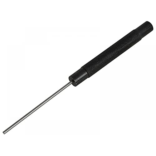 Image of Faithfull Long Series Pin Punch 1/8In Round Head, Black