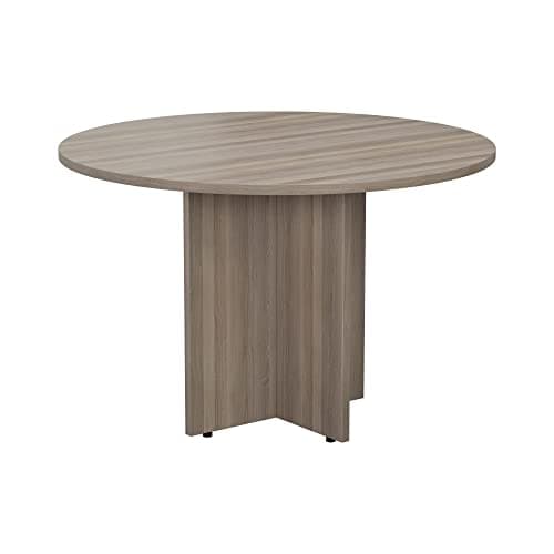 Image of Office Hippo Heavy Duty Meeting Boardroom Office Table, Grey Oak, 110 x 110 x 73 cm