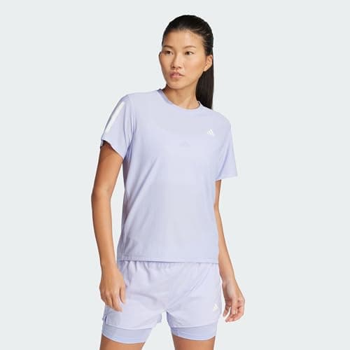 Image of adidas Women's Own The Run Base Tee, Violet Tone, XS