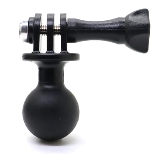Image of 1 Inch / 25mm Tripod Ball Head Joint Mount Adapter for GoPro HERO 12 11 10 9 8 7 6 5 4 Action Camera Compatible with RAM Mounts