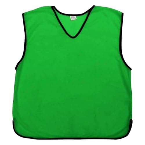Image of Sterling Sports 6 X Training Bibs Sports Mesh Football Bibs Adult (Pack of 6) - Quick Dry Sport Bibs For Rugby, Basketball, Cricket & Football (Green, Senior Mens (XL to XXL))