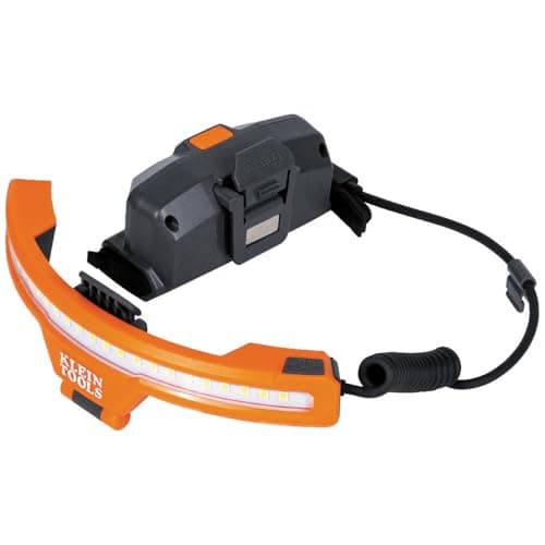 Image of Klein Tools KHH56308 Rechargeable LED Wide-Beam Headlamp Work Light Hard Hats, 770 Lumens, Battery and Mount Included