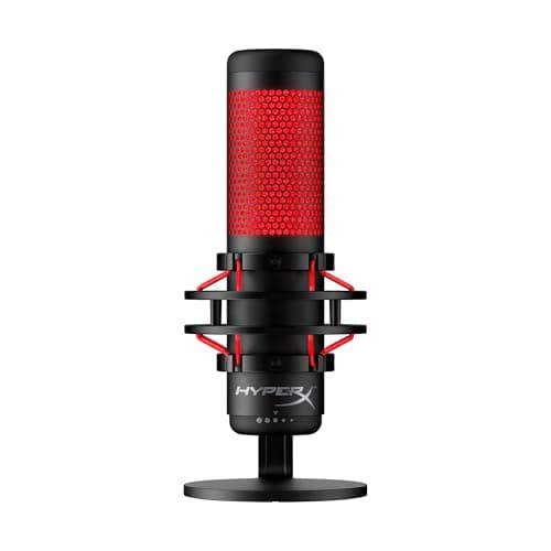 Image of HyperX QuadCast – Standalone Microphone for streamers, content creators and gamers PC, PS4, and Mac, usb