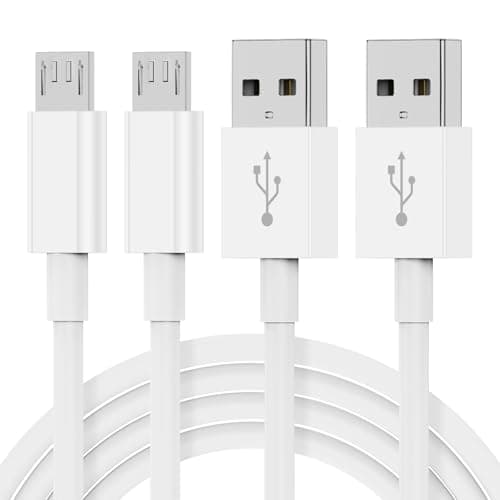 Image of Micro USB Cable 2Pack 1.8M Android Charger Cable Fast Charging old Samsung Charger for Samsung Galaxy A10/S7/S6/S5/J3/A6 /, Huawei Y6/Y7, Kindle, Xbox, PS4,Tablet