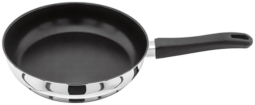 Image of Judge Vista Stainless Steel Non-Stick Medium Skillet Frying Pan 24cm, Induction Ready, Oven Safe