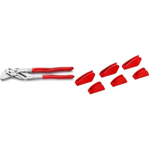 Image of KNIPEX Pliers Wrench Pliers and a Wrench in a Single Tool (250 mm) 86 03 250 & Protective Jaws for 86 XX 250 3 Pairs 86 09 250 V01