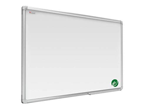 Image of ALLboards Magnetic Whiteboard with Ceramic Surface and Aluminium Frame Premium Expo 90x60cm, Porcelain Board, Magnetic Board Dry Wipe Dry Erase Projection Screen