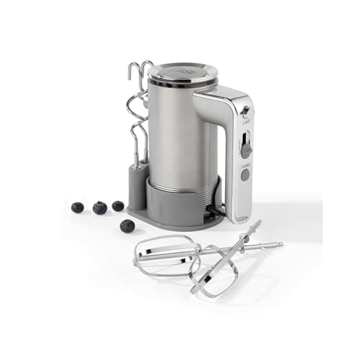 Image of PROGRESS by WW EK5250WW Hand Mixer, Easy-Store, Dough Hooks & Mixing Beaters, 5 Speed Settings, Baking/Cooking, Whisk, Bread, Muffins, Salad Dressings, Omelettes, Storage Base Included, 300 W