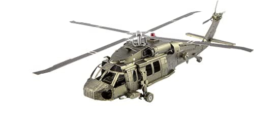 Image of Metal Earth Fascinations UH-60 Black Hawk Helicopter 3D Metal Model Kit