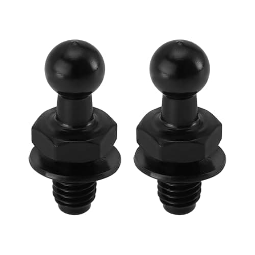 Image of VGOL 2Pcs Bonnet Gas Struts Screw Car Bonnet Hood Tailgate Trunk Lid Gas Strut Rod Screw Ball Stud Pin Compatible with VW Golf 3 4 5 6 7 OEM WHT006580