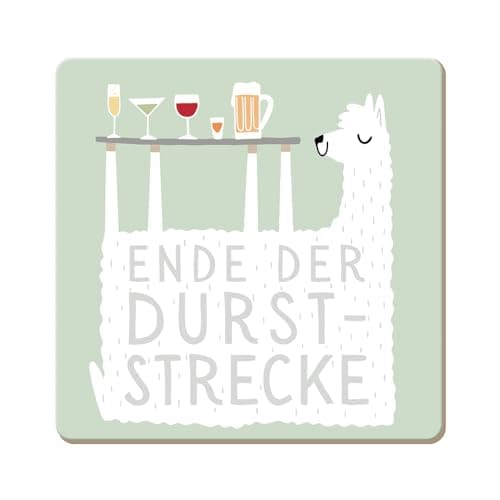 Image of Grafik Werkstatt Funny Cork Coaster | End of the Thirst Range