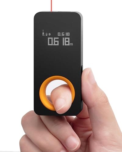 Image of HOTO Laser Measure Tool, Pocket-Size 98ft Digital Laser Distance Measure ±2mm Accuracy, USB-C Rechargeable, OLED Display, ft/m Unit Conversion, Real-Time Data Sync,for Home & DIY