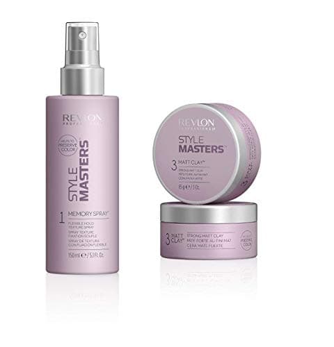 Image of Revlon Professional Style Masters Memory Spray 150ml + Style Masters Matt Clay 85g
