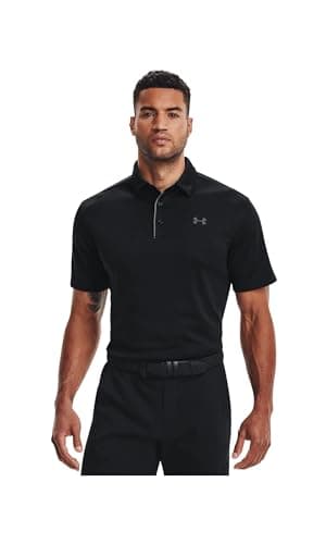 Image of Under-Armour Men's Tech Golf Polo Shirt - black - XL