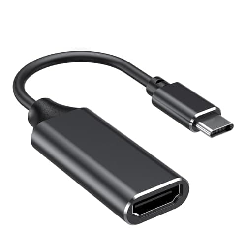 Image of USB C to HDMI Adapter 4K for Mac OS, Type-C to HDMI Adapter [Thunderbolt 3], Compatible with MacBook Pro 2019/2018/2017, MacBook Air, Galaxy, Dell XPS, Pixelbook, Microsoft and More (1 Pack)