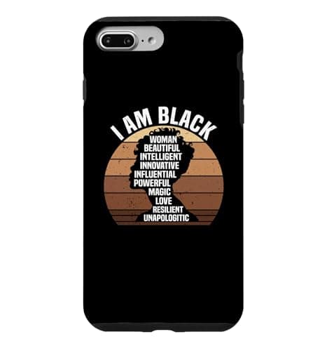 Image of I Am Black Woman Educated Magic African American Case for iPhone 7 Plus/8 Plus