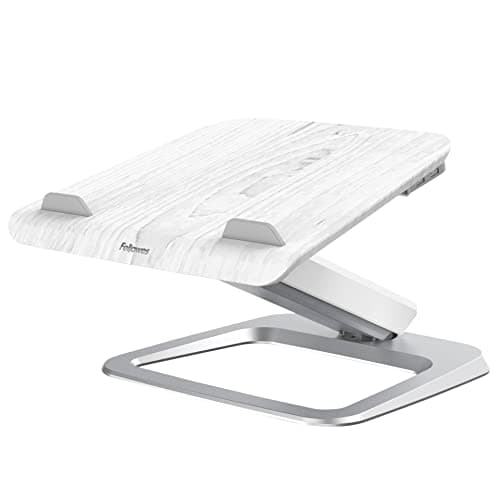 Image of Fellowes HANA 230V EU/UK Portable Computer Stand – White