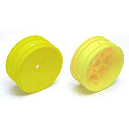 Image of Team Associated 9691 Buggy Front Hex Wheel, Yellow