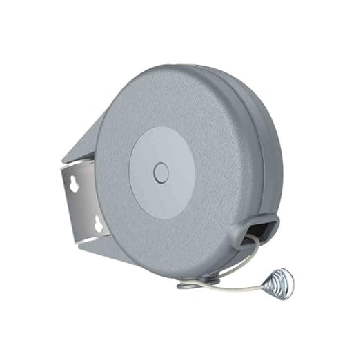 Image of Retractable Washing Line Rope Clotheslines Clothesline Clothes Line for Outdoors Clothes Lines for Outside Rotary Pulley Heavy Duty Strong Thick Invisible Strong Load-bearing (grey,18x5x15cm 15m)