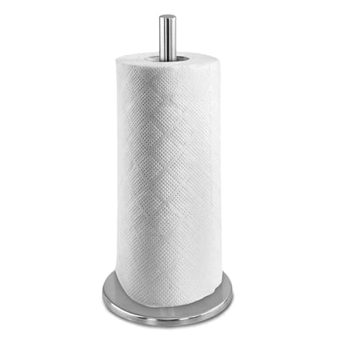 Image of Kabalo Freestanding Kitchen Roll Holder Towel Paper Tissue Stainless Steel Stand Pole