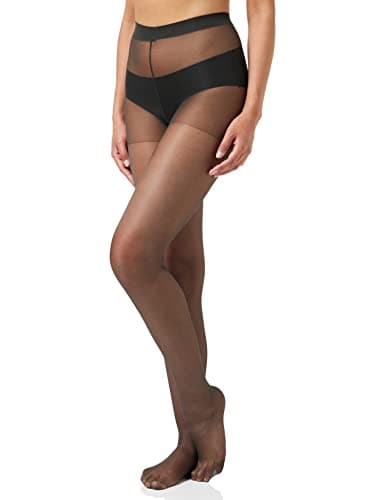 Image of Charnos Women's 10 Denier Gloss Tights, Black (Black 100), S UK
