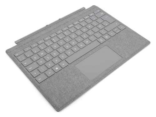 Image of Microsoft Surface Pro Signature Type Cover Light Charcoal (Retail) (Renewed)