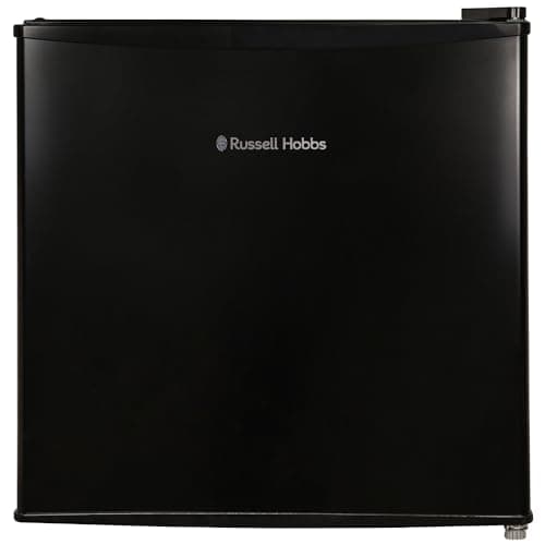 Image of Russell Hobbs Table Top Larder Mini Fridge 43 Litre Capacity, Reversible Door & Adjustable Feet, Small Fridge, Manual Temperature Control, Ice Box, Black RHTTF0E1B