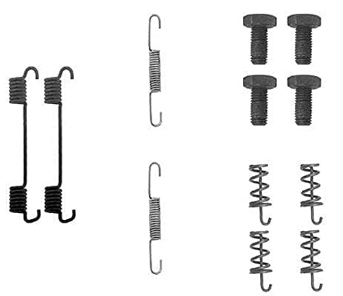 Image of HELLA 8DZ 355 201-701 Accessory Kit, parking brake shoes - X0157 - Brake System: TRW - for e.g. MERCEDES-BENZ