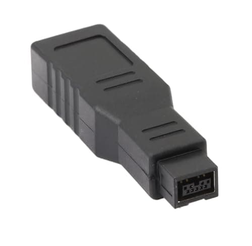Image of iCables FireWire 400 to 800 Adapter - 6 Pin (FEMALE) 400 to 9 Pin (MALE) 800 Firewire/iLink Connector Adapter - Compatible with Mac and more