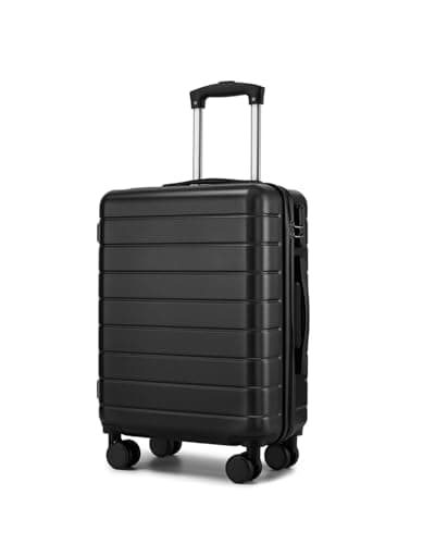 Image of Shavont 20 Inch Cabin Suitcase, Lightweight ABS+PC Hard Shell Carry On Suitcases with 4 Spinner Wheels, Durable Hand Luggage for Weekend Travel
