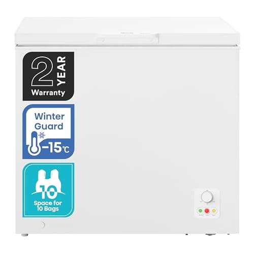 Image of Hisense FC252D4BW1, 198L, Freestanding Chest Freezer, 4 Star Freezer Rating, F Rated in White