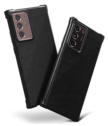 Image of KIOMY Black Case for Samsung Galaxy Note 20 Ultra 5G with Airbag Corners,Shockproof Bumper Protective Phone Cover Flexible TPU