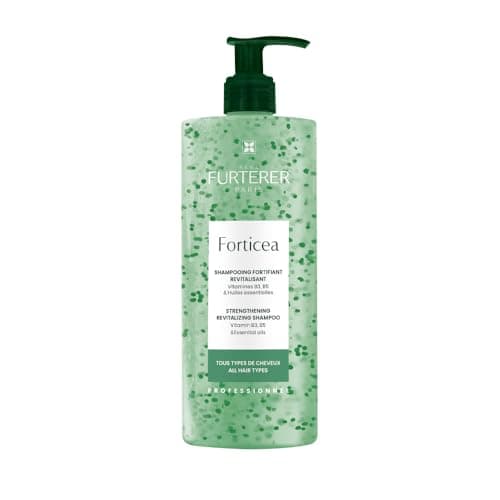 Image of Rene Furterer Forticea Energizing Shampoo, Energize Scalp, Gurana Extract, Essential Oils, Pump 20.2 Fl Oz.