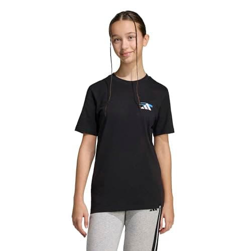 Image of adidas Unisex Kids Gaming Graphic T-Shirt Junior, Black, 11-12 Years