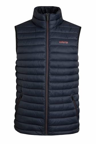 Image of Weird Fish Langtree Lightweight Showerproof Padded Gilet Navy Size L