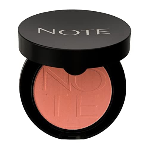 Image of NOTE COSMETIQUE - Luminous Silk Compact Blusher | Illuminating Powder Cheek Blush | Natural Glow and Long-Lasting Finish Blush (01 Pink Beach)