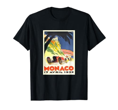 Image of 1932 Monaco Racing Vintage Design T-Shirt