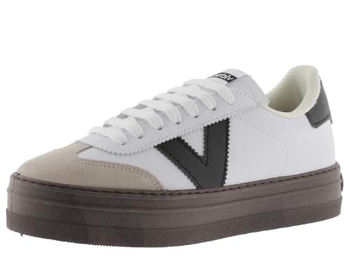 Image of victoria Barcelona Ciclista Leather Effect Low-Top Trainers & Platform & Split Leather Toe 1092172 for Women Blanco 40